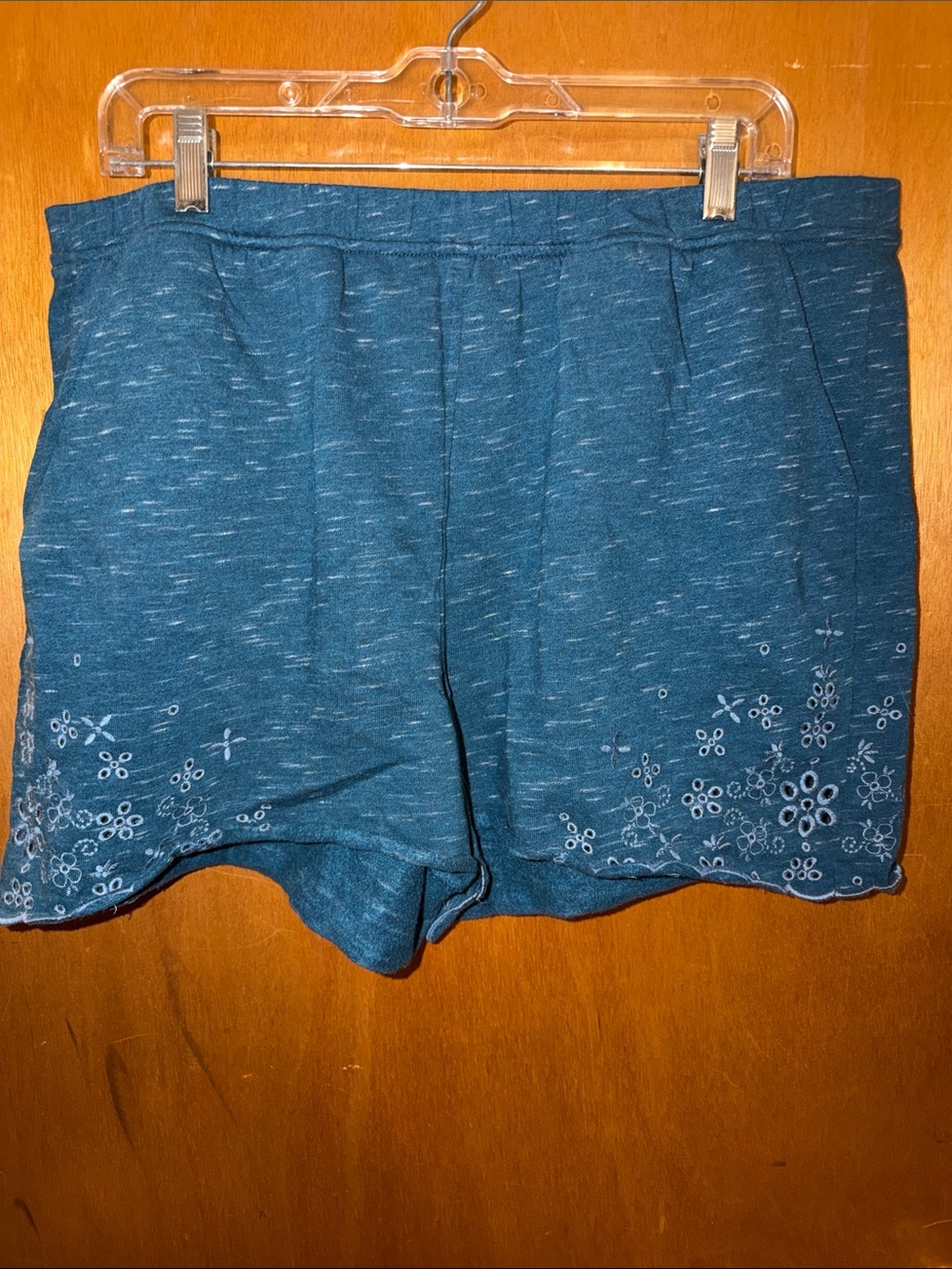 torrid Teal Embroidered High-Waist Women’s Shorts